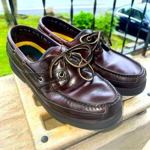 Timberland Men’s Classic 2 Eye Boat Shoe Amaretto Brown Size 11M